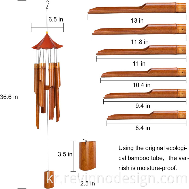 Bamboo Wind Chimes for Gift 